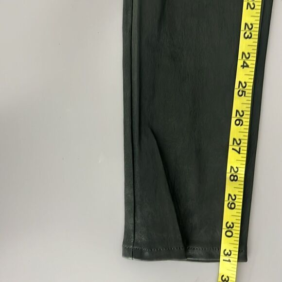 NWOT AG 100% Lamb Leather The Leggings Supper Skinny in Climbing Ivy Size 26 - Picture 12 of 14